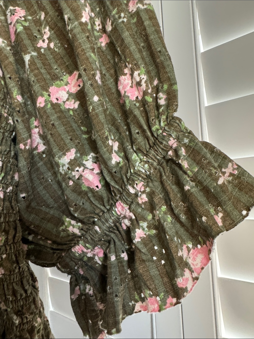 Free People Favorite Girl Smocked Top NWT - Picture 7 of 11